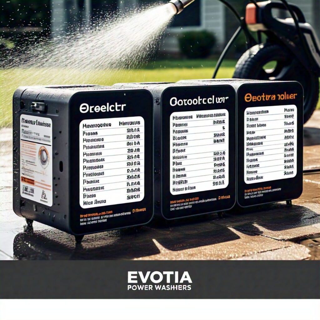 Evotia Power Washers Ratings